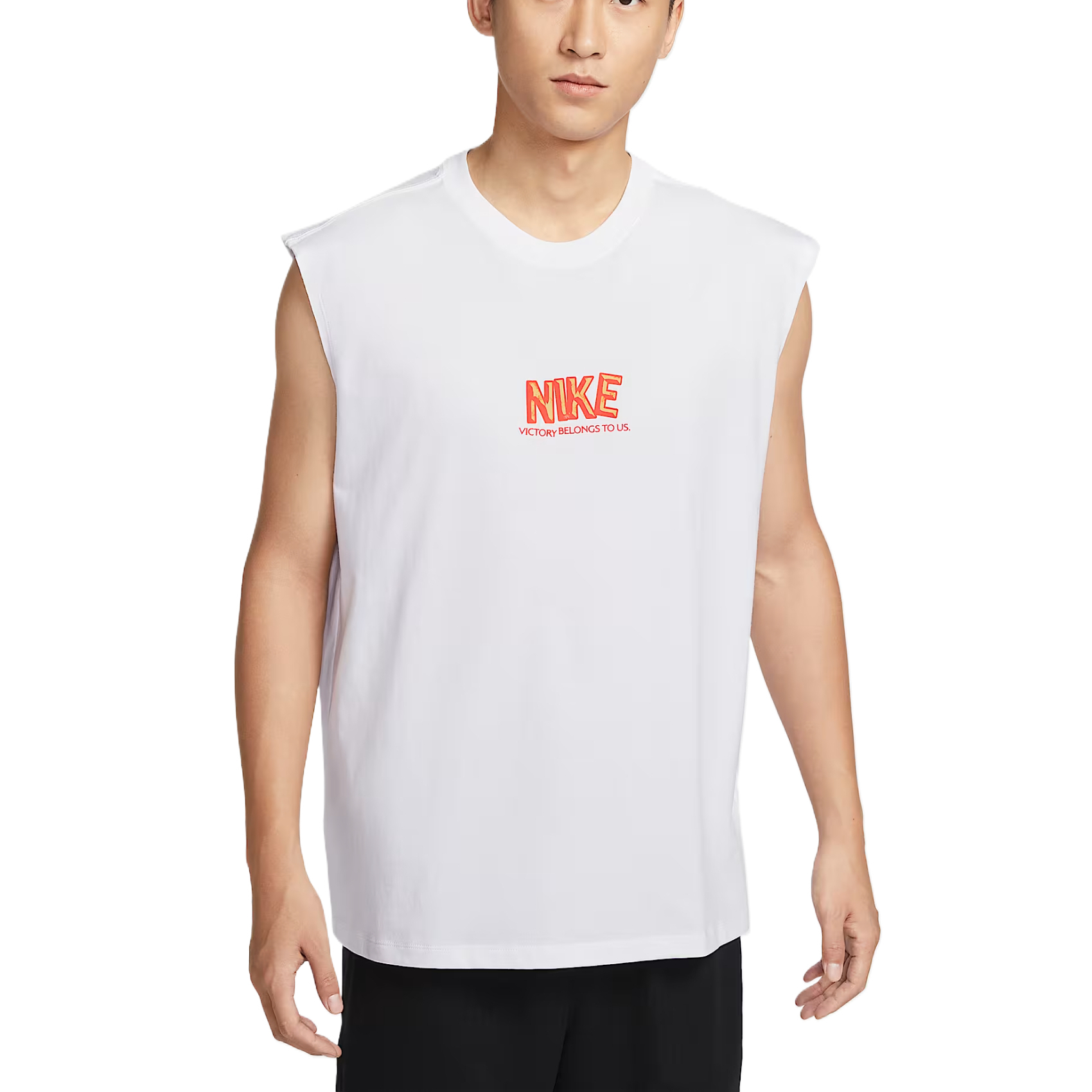 Nike Мужская белая майка Tank
Nike Мужская белая майка Tank