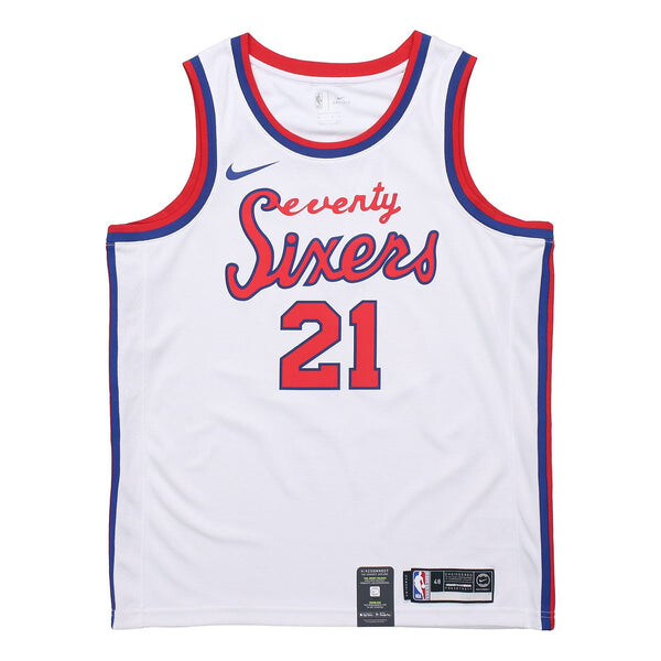 Майка Nike NBA Philadelphia 76ers Sixers Joel Embiid Swingman Jersey For Men White, белый
Майка Nike NBA Philadelphia 76ers Sixers Joel Embiid Swingman Jersey For Men White, белый