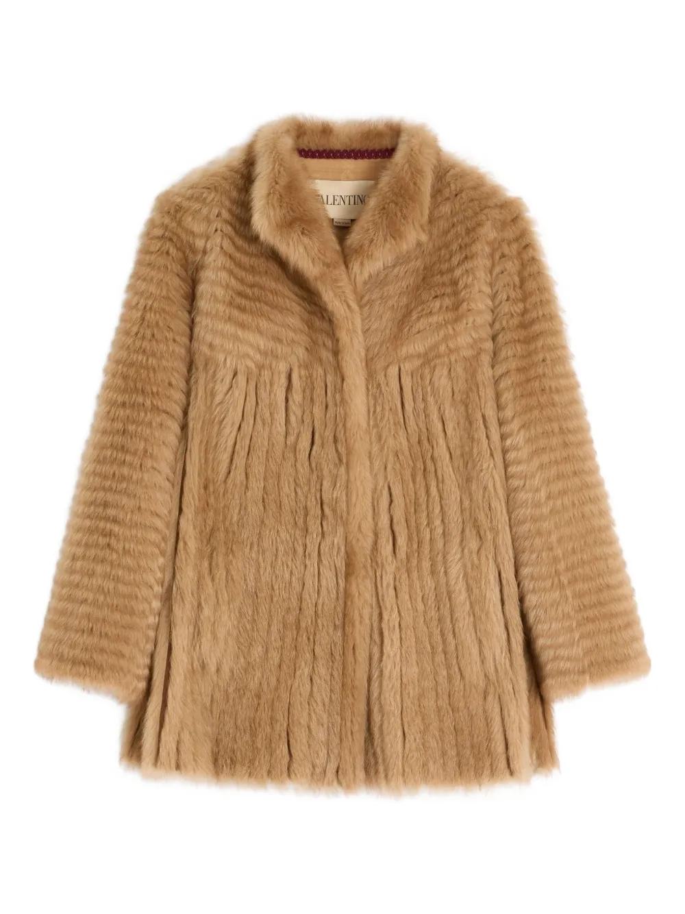 Однобортная шуба Valentino Garavani, коричневый
Однобортная шуба Valentino Garavani, коричневый
