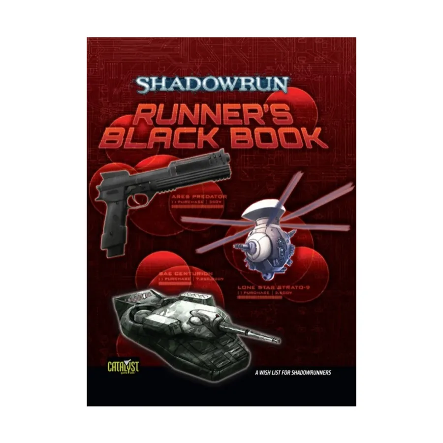 Runner's Black Book, Shadowrun (4th Edition) (Catalyst Game Labs), твердый переплет
Runner's Black Book, Shadowrun (4th Edition) (Catalyst Game Labs), твердый переплет