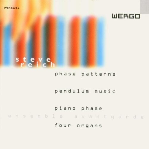 CD диск Reich / Ensemble Avantgarde: Phase Patterns / Pendulum Music / Piano Phase
CD диск Reich / Ensemble Avantgarde: Phase Patterns / Pendulum Music / Piano Phase