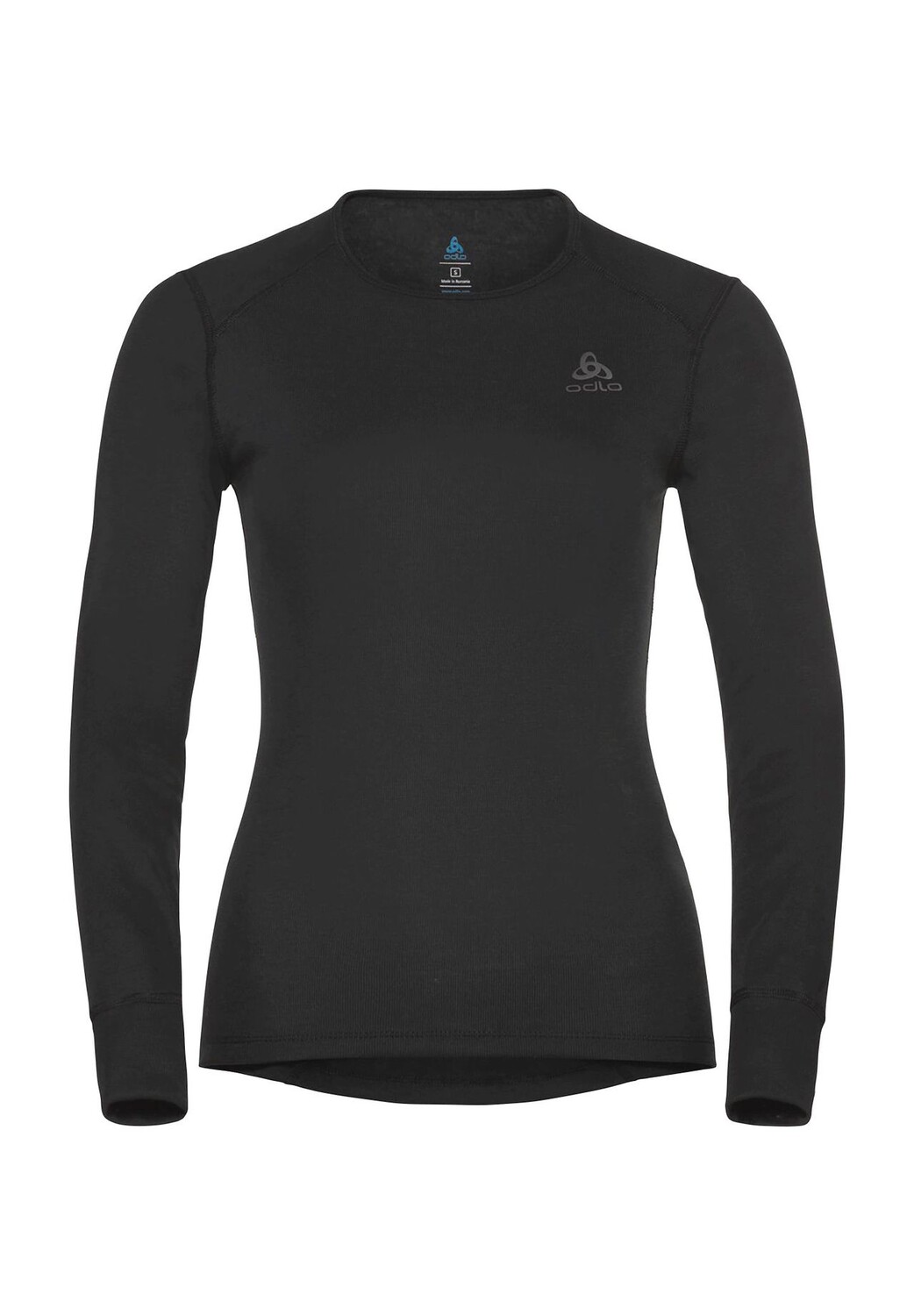 Активная теплая женская дышащая рубашка с длинными рукавами и логотипом на груди odlo, черный
Активная теплая женская дышащая рубашка с длинными рукавами и логотипом на груди odlo, черный
