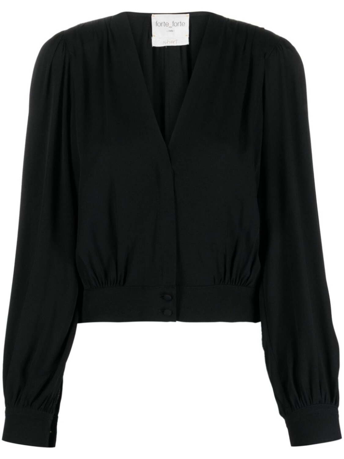 Forte Forte креповая рубашка со сборками, черный
Forte Forte креповая рубашка со сборками, черный