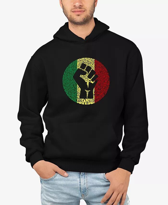 Мужская толстовка с капюшоном Word Art Get Up Stand Up LA Pop Art, черный
Мужская толстовка с капюшоном Word Art Get Up Stand Up LA Pop Art, черный