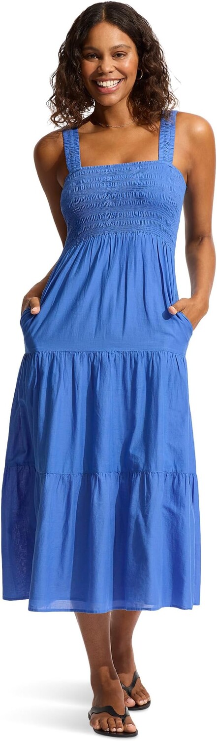 Платье Seafolly Beach Edit Faithful Midi Dress, цвет Azure
Платье Seafolly Beach Edit Faithful Midi Dress, цвет Azure