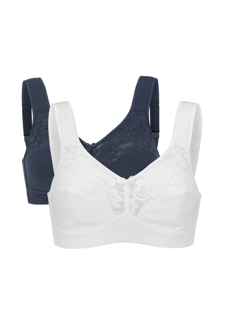 Бюстье Cellbes of Sweden ANNA WITH PADDED SHOULDER STRAPS 2-PACK, White Navy/Mottled Blue
Бюстье Cellbes of Sweden ANNA WITH PADDED SHOULDER STRAPS 2-PACK, White Navy/Mottled Blue