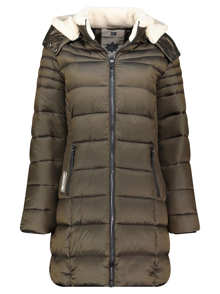 Geographical Norway Стеганое пальто «Каренн» цвета хаки
Geographical Norway Стеганое пальто «Каренн» цвета хаки