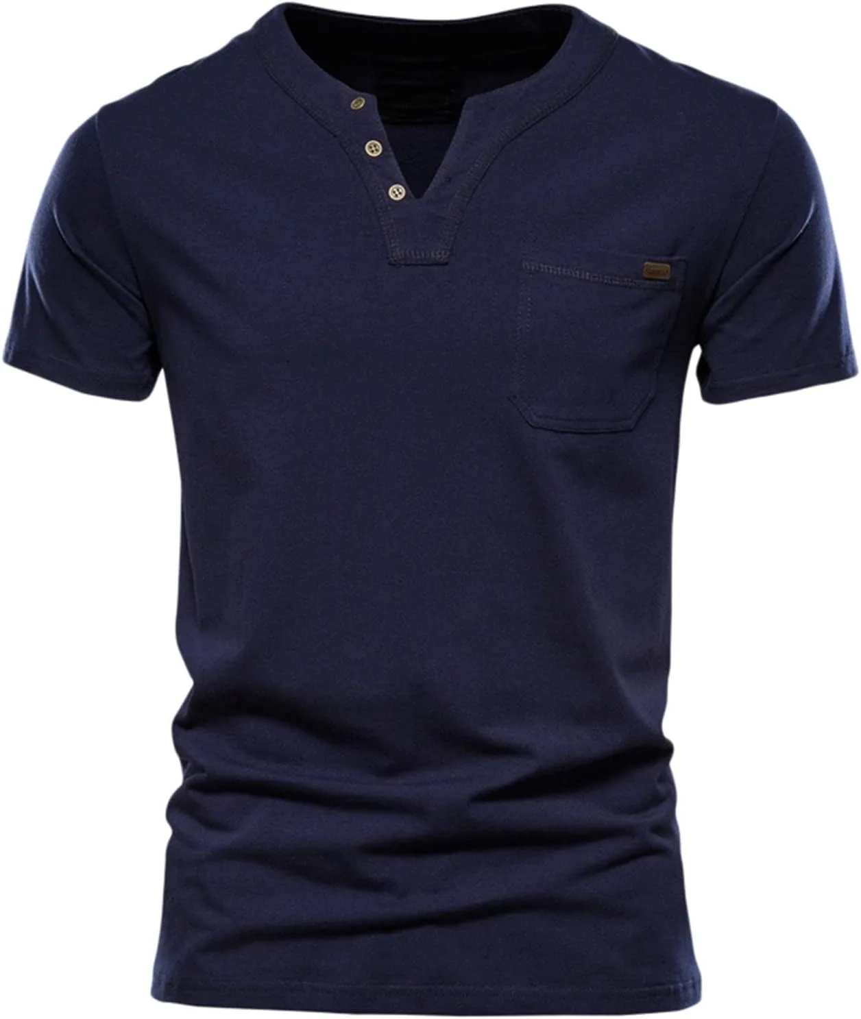 Футболка с V-образным вырезом и карманом для мужчин
Футболка с V-образным вырезом и карманом для мужчин