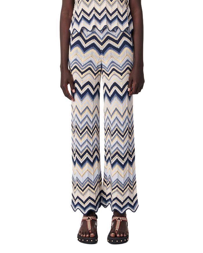 Вязаные брюки крючком Maje, мультиколор
Вязаные брюки крючком Maje, мультиколор