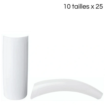 Накладные французские кончики волос с короткой лентой - 10 размеров, 25 штук Xanitalia Pro
Накладные французские кончики волос с короткой лентой - 10 размеров, 25 штук Xanitalia Pro