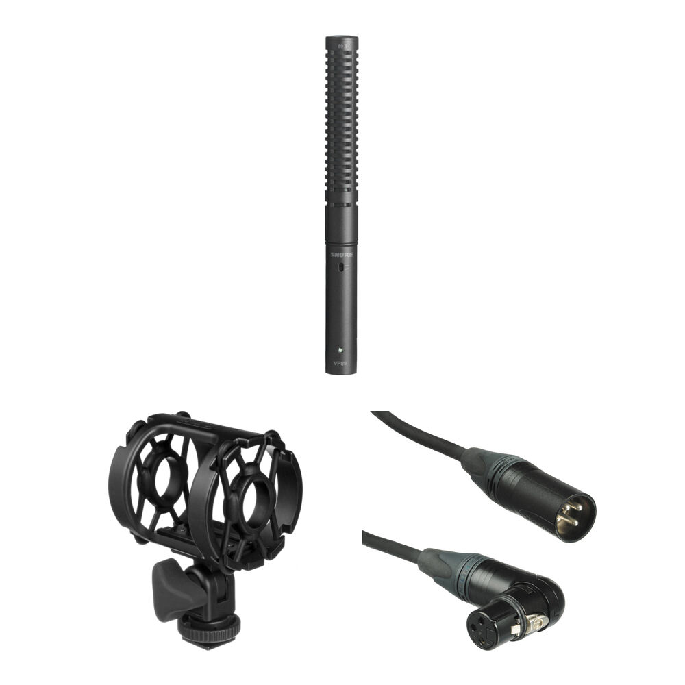 Комплект короткоствольного микрофона Shure VP89S с креплением Shockmount и кабелем XLR
Комплект короткоствольного микрофона Shure VP89S с креплением Shockmount и кабелем XLR