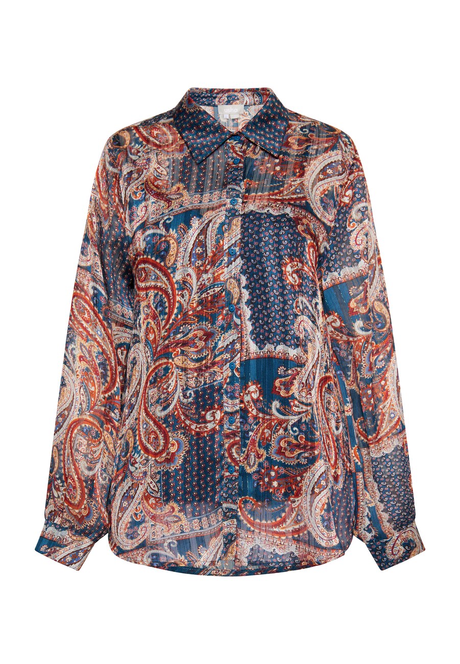 Блуза Usha, цвет Gentian/Mixed colors
Блуза Usha, цвет Gentian/Mixed colors