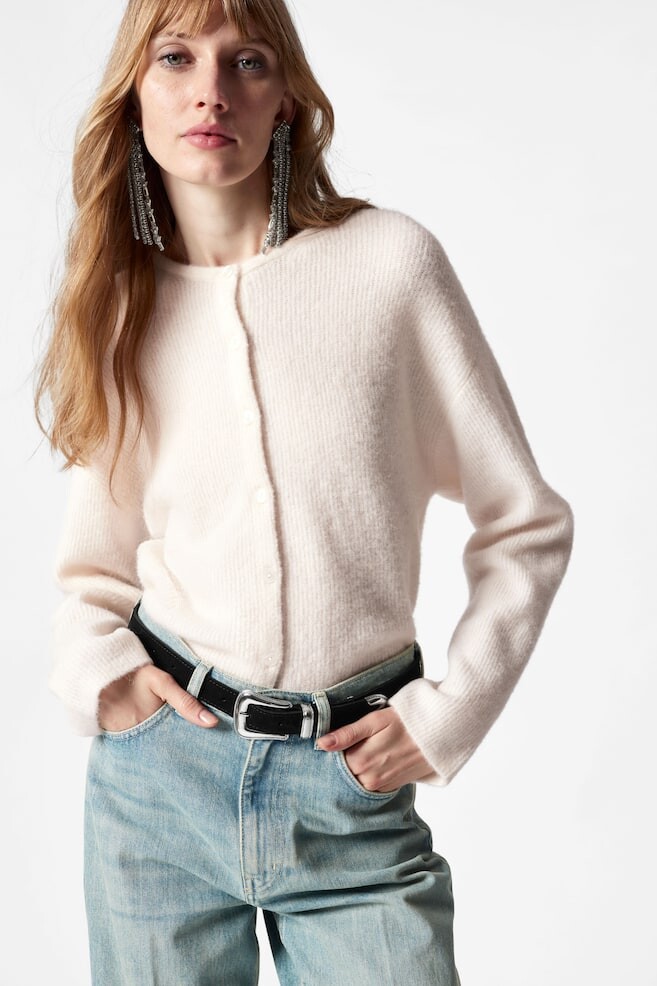 Кардиган из смеси альпаки & Other Stories, белый
Кардиган из смеси альпаки & Other Stories, белый