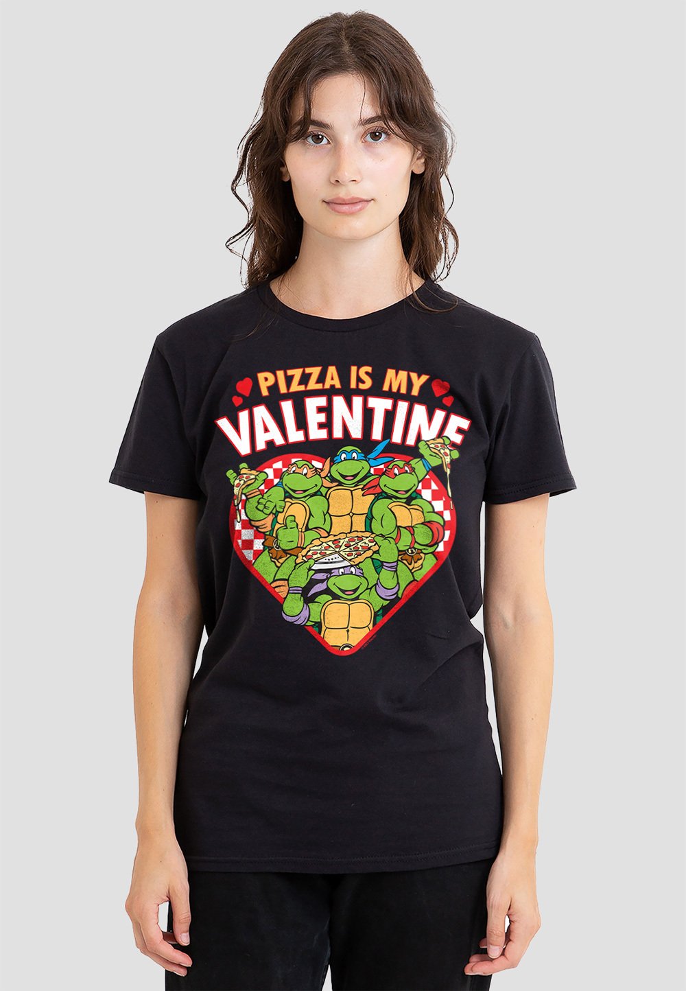Футболка с принтом TEENAGE MUTANT NINJA TURTLES PIZZA IS MY VALENTINE Cotton Soul, черный
Футболка с принтом TEENAGE MUTANT NINJA TURTLES PIZZA IS MY VALENTINE Cotton Soul, черный