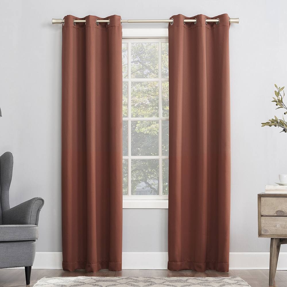 Одинарная шторная панель Sun Zero Mercer Blackout с твердой втулкой, цвет Terracotta
Одинарная шторная панель Sun Zero Mercer Blackout с твердой втулкой, цвет Terracotta