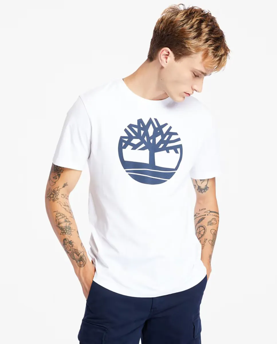 Мужская футболка с логотипом в виде дерева, прямого кроя и короткими рукавами Timberland, белый
Мужская футболка с логотипом в виде дерева, прямого кроя и короткими рукавами Timberland, белый