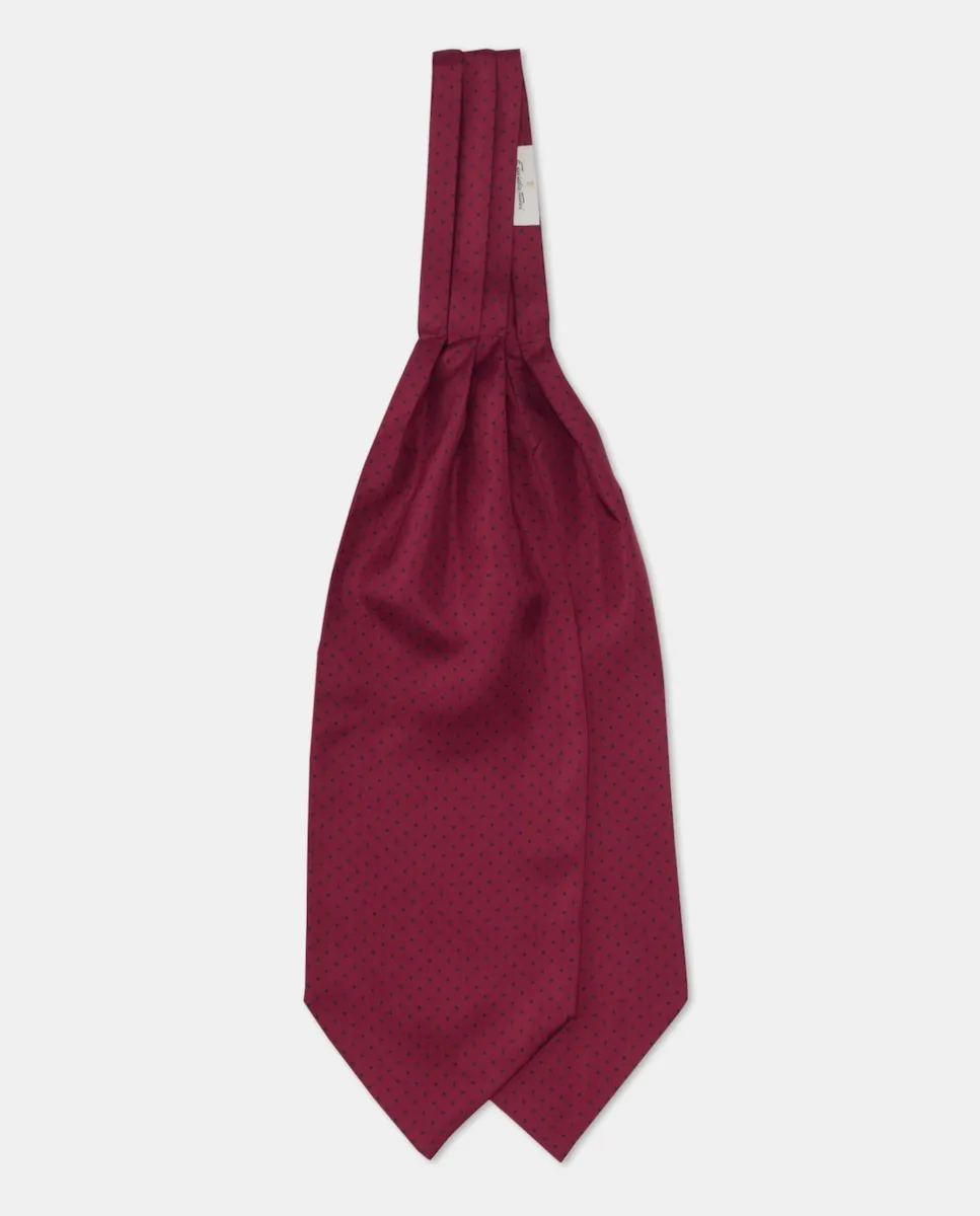 Аскот из фантазийного шелка Emidio Tucci, гранатовый
Аскот из фантазийного шелка Emidio Tucci, гранатовый