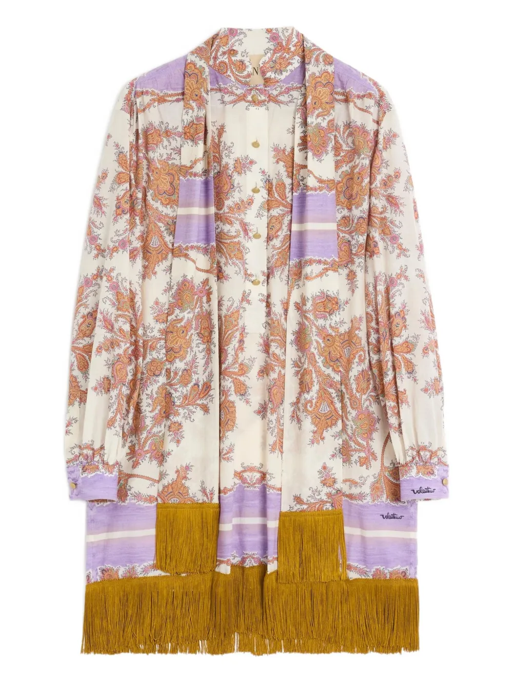 Платье мини с принтом пейсли VALENTINO GARAVANI, белый
Платье мини с принтом пейсли VALENTINO GARAVANI, белый