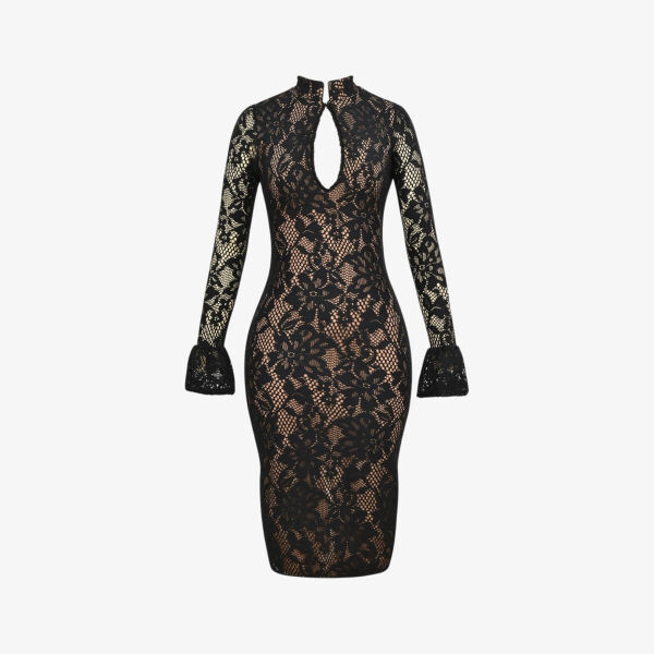 Платье-Миди из эластичного кружева Pierette с вырезом-замочной скважиной House Of Cb, черный
Платье-Миди из эластичного кружева Pierette с вырезом-замочной скважиной House Of Cb, черный