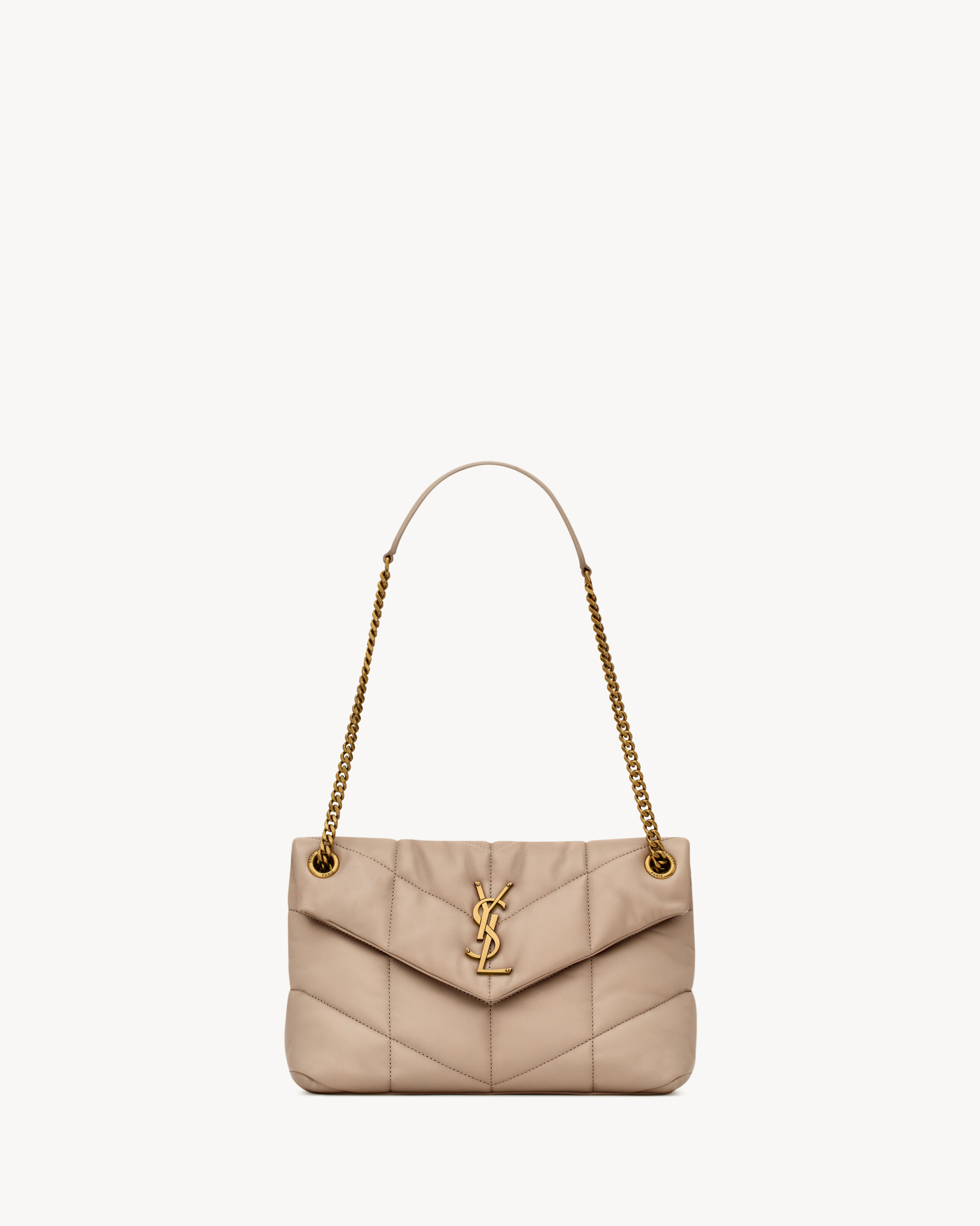 Знаменитая сумка Loulou Saint Laurent, бежевый
Знаменитая сумка Loulou Saint Laurent, бежевый