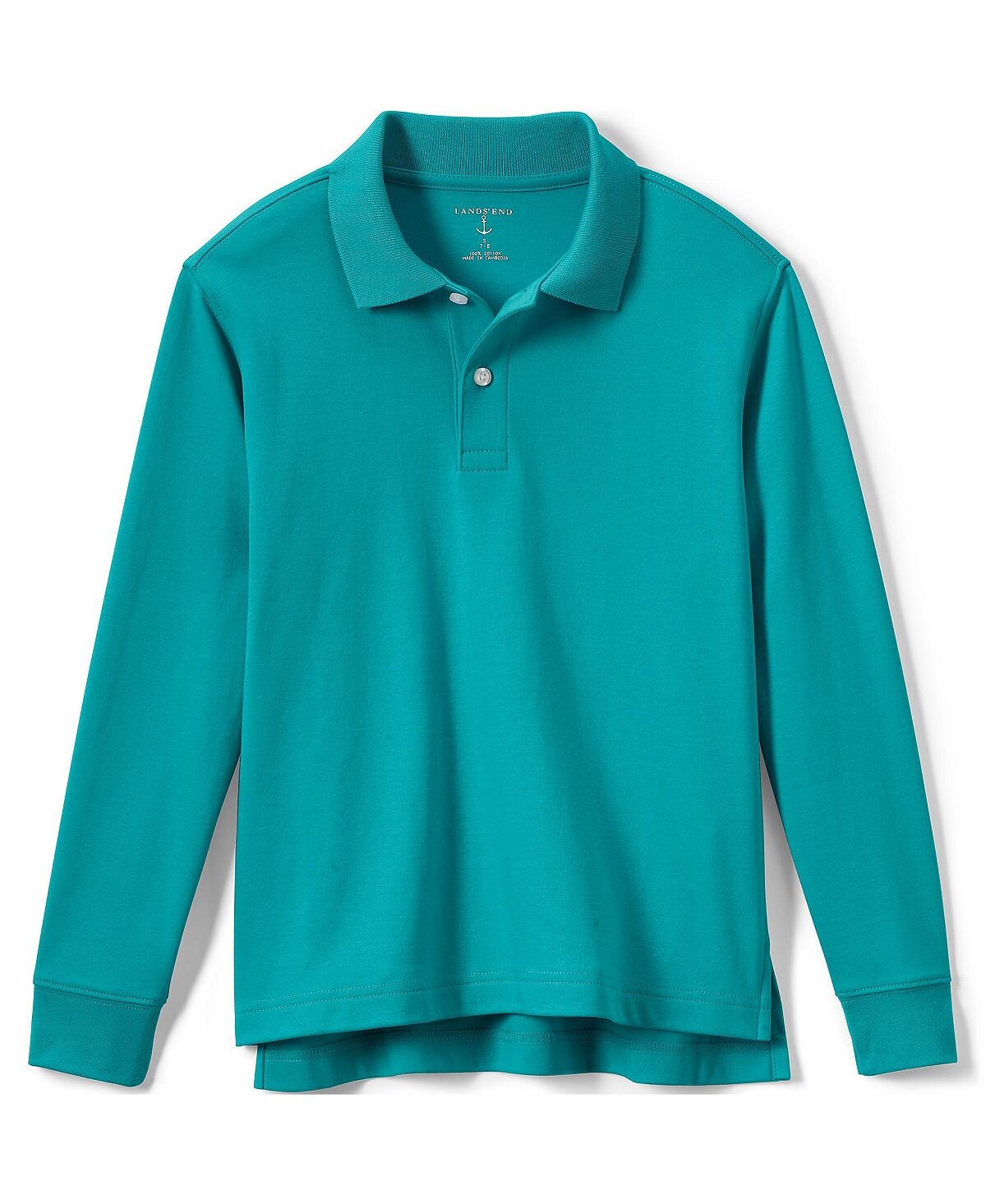 Школьная форма, детская рубашка-поло с длинными рукавами Lands' End
Школьная форма, детская рубашка-поло с длинными рукавами Lands' End