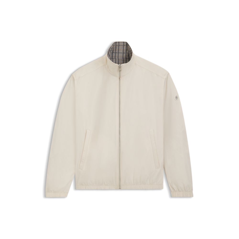 Водоотталкивающая двусторонняя куртка в клетку BOSS, белый 
Водоотталкивающая двусторонняя куртка в клетку BOSS, белый