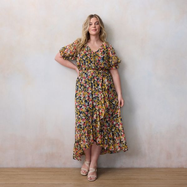 Платье макси-платье больших размеров с рукавами локтя и оборками Lc Lauren Conrad, цвет multi las flores
Платье макси-платье больших размеров с рукавами локтя и оборками Lc Lauren Conrad, цвет multi las flores