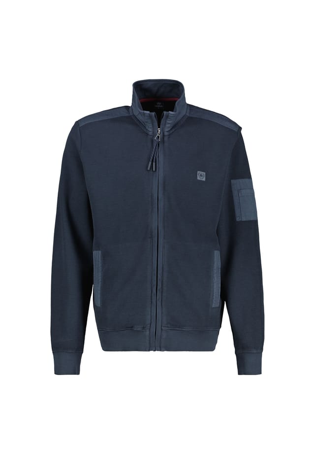 Толстовка с зигзагообразной структурой Lerros, синий
Толстовка с зигзагообразной структурой Lerros, синий