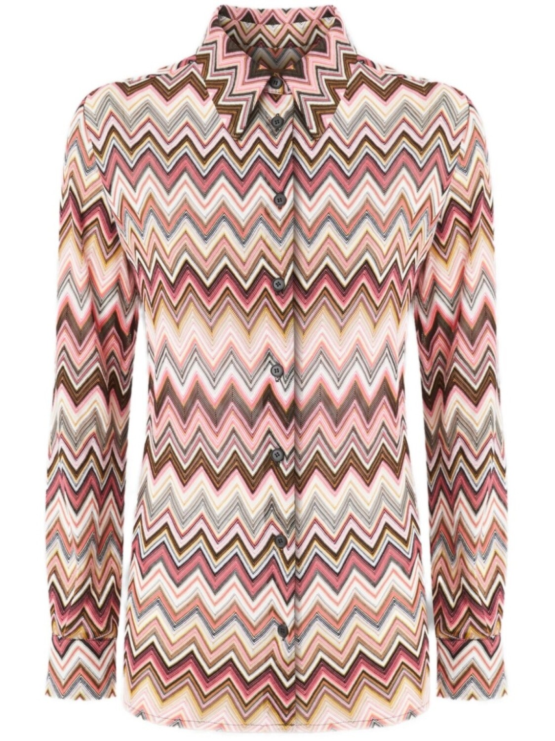 Missoni рубашка с узором зигзаг, розовый
Missoni рубашка с узором зигзаг, розовый