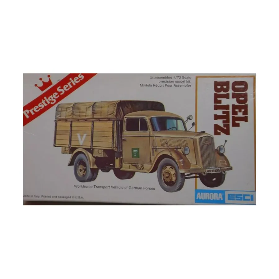 Опель Блиц, Plastic Military Figures (1:72) (ESCI)
Опель Блиц, Plastic Military Figures (1:72) (ESCI)