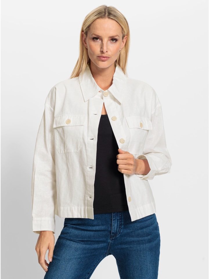 Блузка-пиджак цвета экрю Heine
Блузка-пиджак цвета экрю Heine