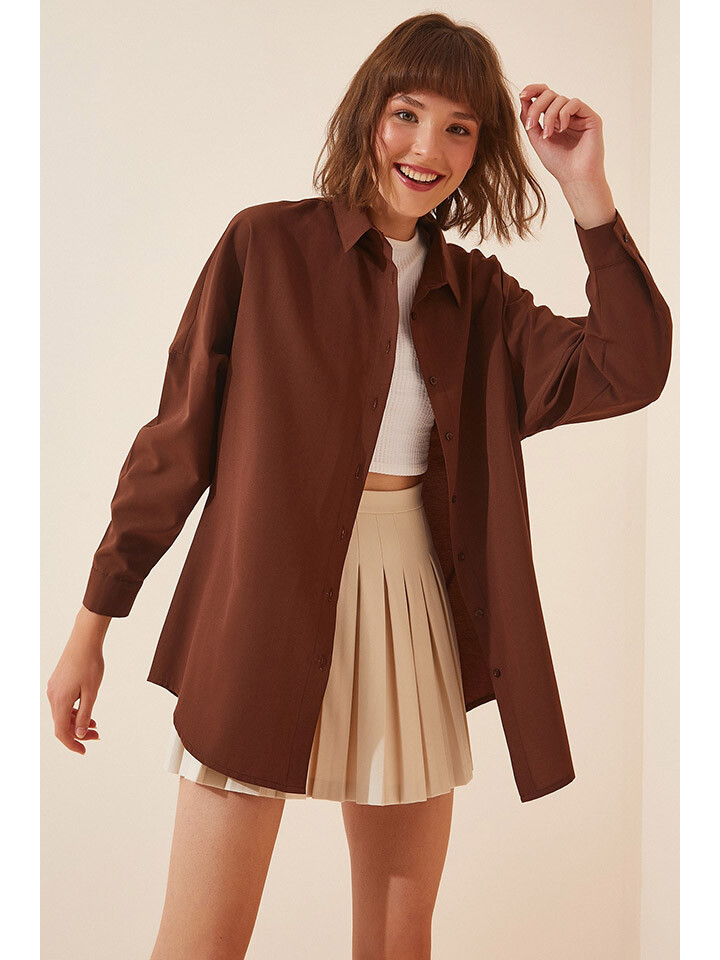 Блуза Happiness Istanbul Hemd, коричневый
Блуза Happiness Istanbul Hemd, коричневый