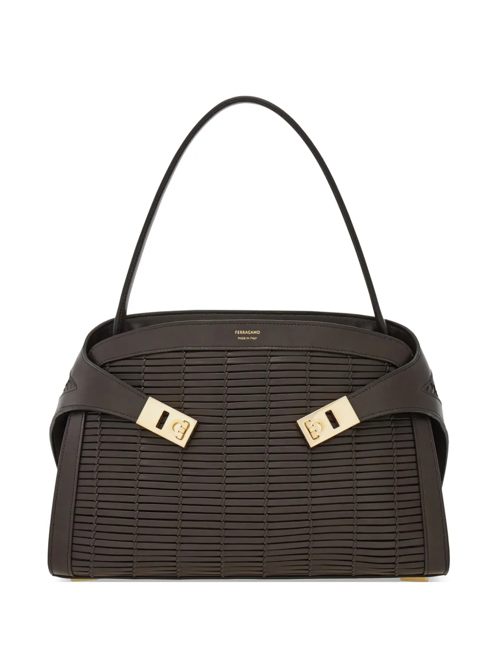 Сумка Hug (размер M) Ferragamo, коричневый
Сумка Hug (размер M) Ferragamo, коричневый