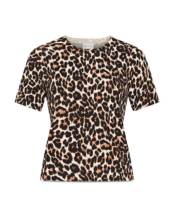 Футболка с коротким рукавом и леопардовым принтом Milly, мультиколор, Коричневый, Футболка с коротким рукавом и леопардовым принтом Milly, мультиколор
Футболка с коротким рукавом и леопардовым принтом Milly, мультиколор, Коричневый, Футболка с коротким рукавом и леопардовым принтом Milly, мультиколор