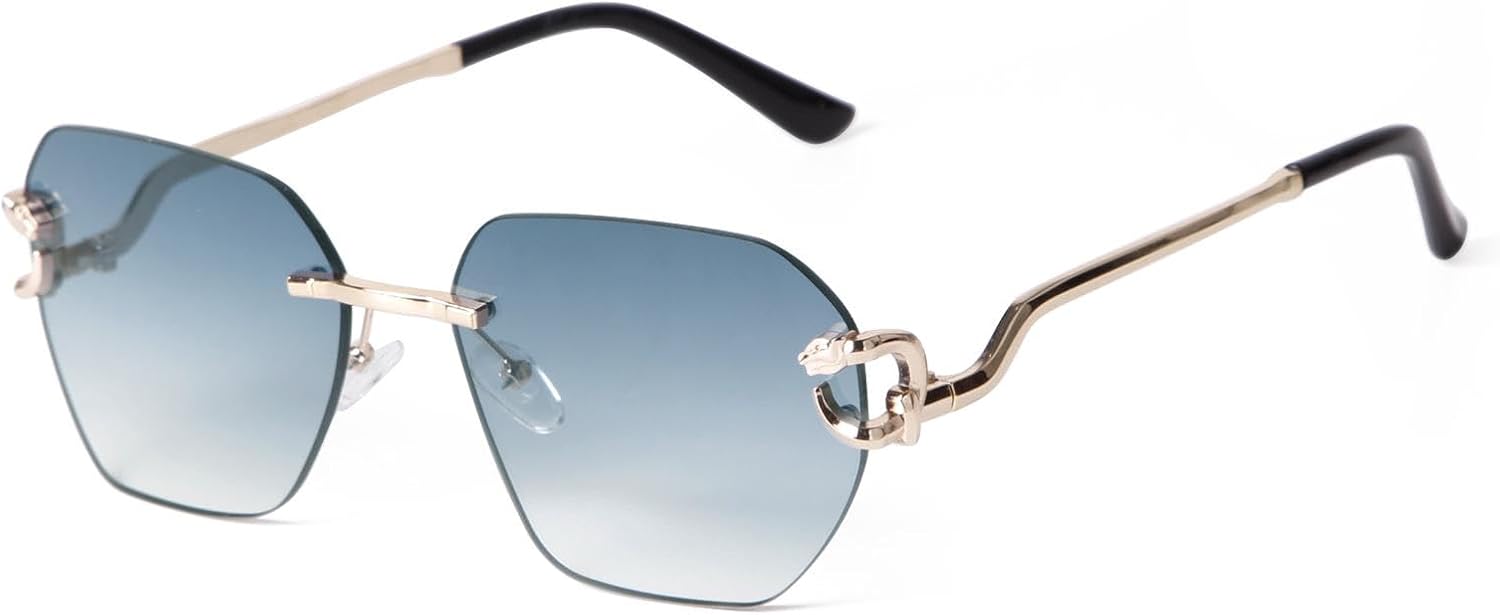 Женские солнцезащитные очки без оправы, квадратные, многоугольные, модные, без оправы, с антибликовым покрытием и изогнутыми зеркальными линзами, мужские, с защитой от УФ-излучения UV400 WNCKSQ, C6
Женские солнцезащитные очки без оправы, квадратные, многоугольные, модные, без оправы, с антибликовым покрытием и изогнутыми зеркальными линзами, мужские, с защитой от УФ-излучения UV400 WNCKSQ, C6