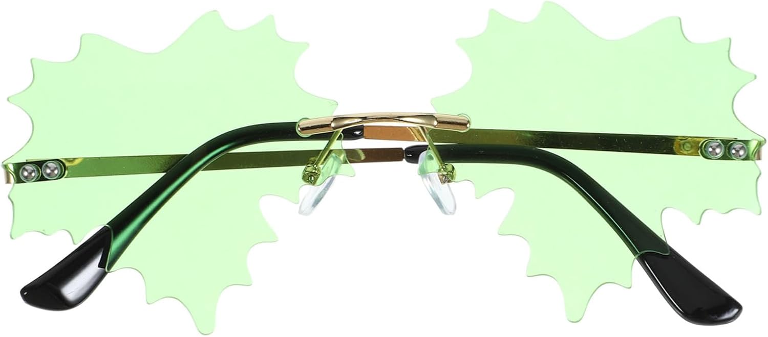 Солнцезащитные очки LIFKOME без оправы в форме листа для взрослых, забавные очки для вечеринок, легкие фестивальные очки, уникальный дизайн для женщин и мужчин, для рейв-вечеринок, костюмированных мероприятий и фотосессий, Green
Солнцезащитные очки LIFKOME без оправы в форме листа для взрослых, забавные очки для вечеринок, легкие фестивальные очки, уникальный дизайн для женщин и мужчин, для рейв-вечеринок, костюмированных мероприятий и фотосессий, Green