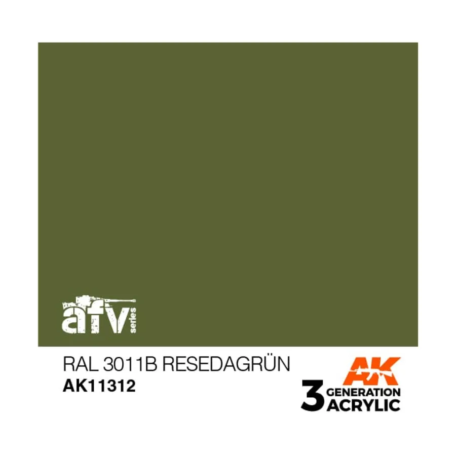 RAL 6011B Резедагрун, 3rd Gen Acrylic - AFV
RAL 6011B Резедагрун, 3rd Gen Acrylic - AFV