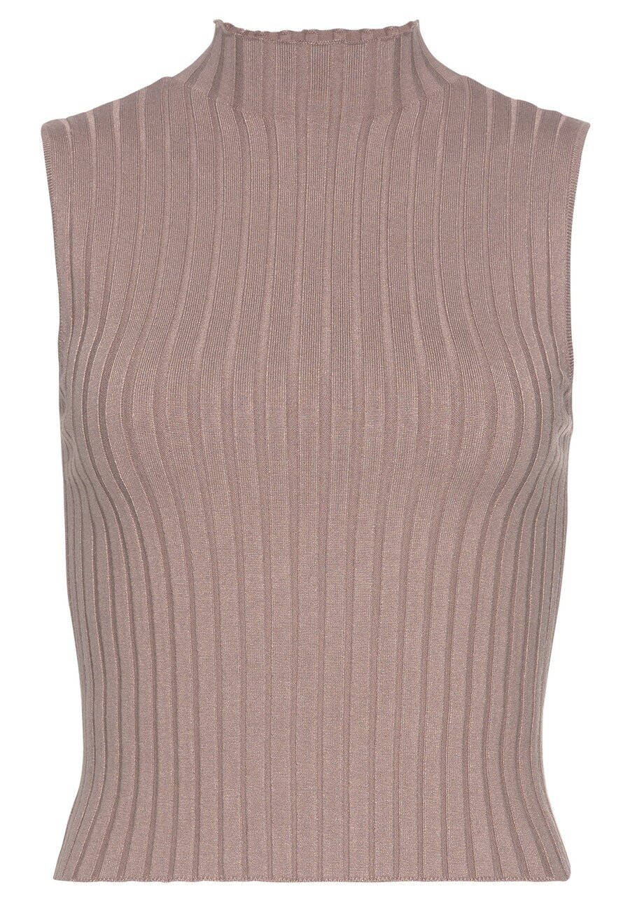 Топ без рукавов LASCANA Top, коричневый
Топ без рукавов LASCANA Top, коричневый