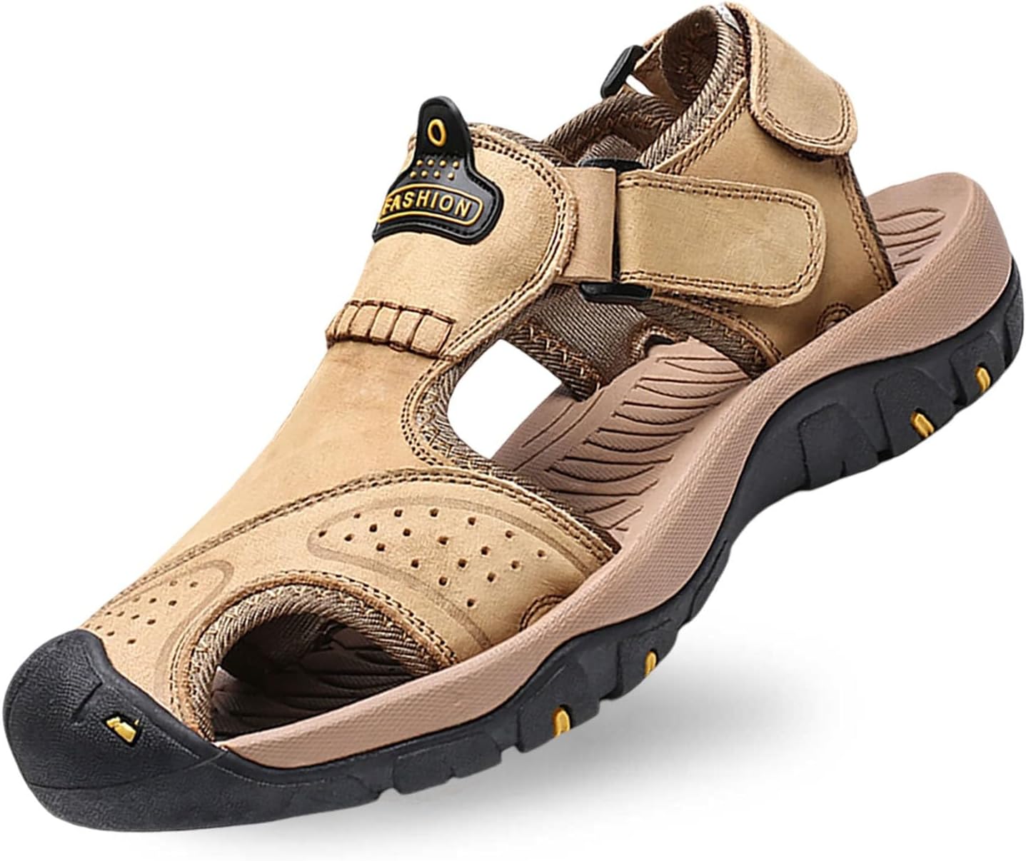 Мужские летние кожаные сандалии, удобные, дышащие, с легкой подошвой, для прогулок на улице, повседневная легкая обувь Generic, бежевый
Мужские летние кожаные сандалии, удобные, дышащие, с легкой подошвой, для прогулок на улице, повседневная легкая обувь Generic, бежевый