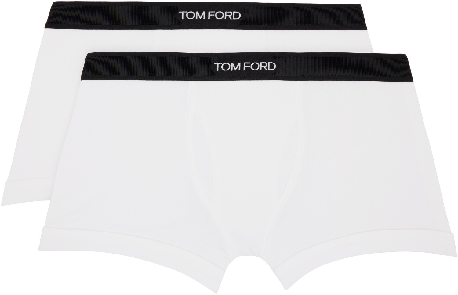 TO FORD Двойная упаковка хлопковых трусов-боксеров TOM FORD, белый
TO FORD Двойная упаковка хлопковых трусов-боксеров TOM FORD, белый