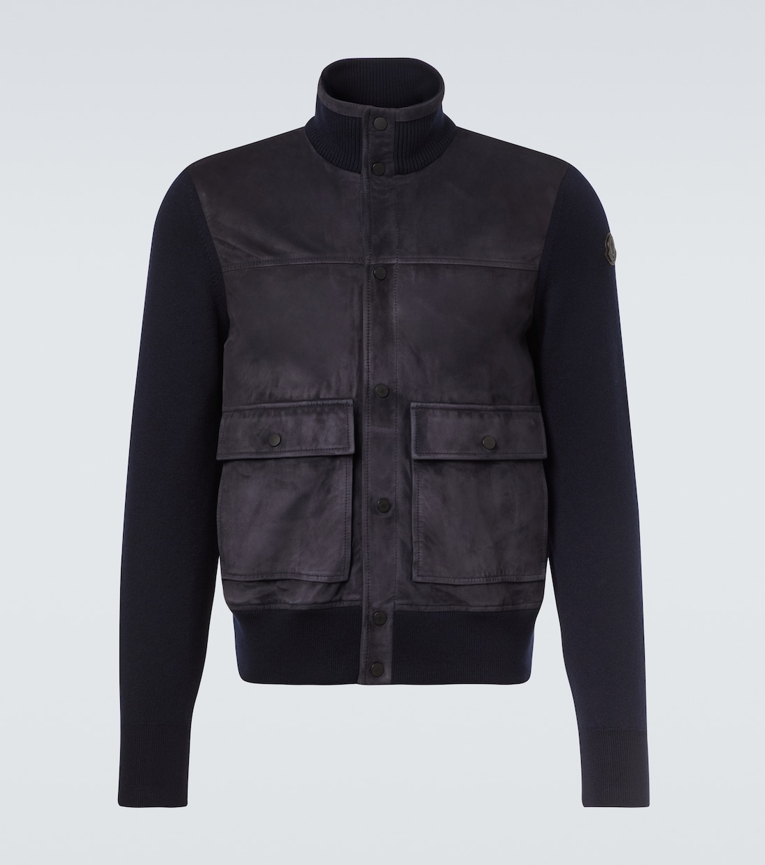 Куртка из замши и шерсти со вставками Moncler, Obsidian Blue
Куртка из замши и шерсти со вставками Moncler, Obsidian Blue