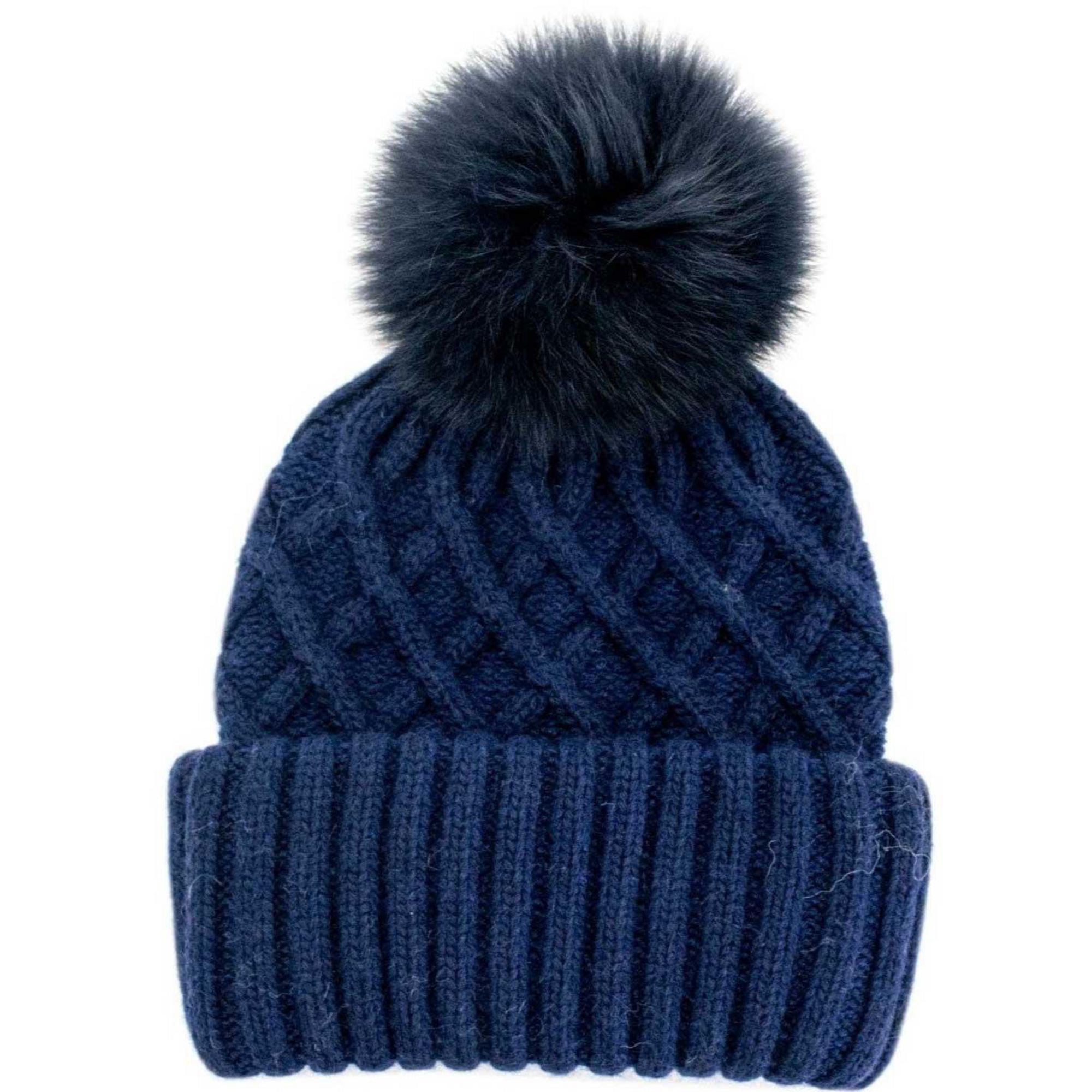 Женская вязаная шапка-бини из ангоры с искусственным помпоном Mitchies Matchings, Blue
Женская вязаная шапка-бини из ангоры с искусственным помпоном Mitchies Matchings, Blue