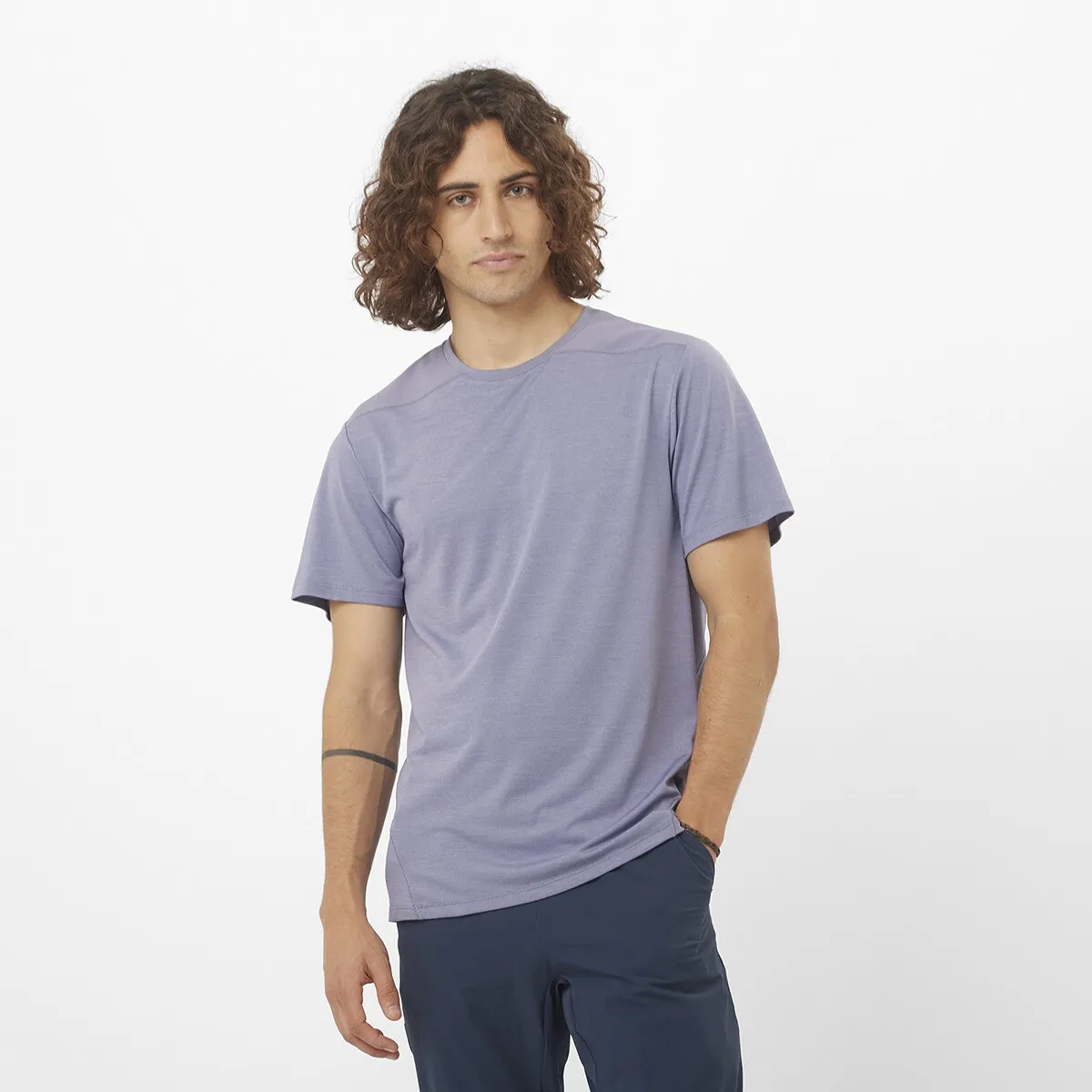 OUTLINE Мужская футболка Salomon с коротким рукавом, синий
OUTLINE Мужская футболка Salomon с коротким рукавом, синий