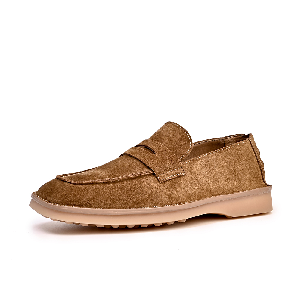 Brounvanm Лоферы мужские янтарно-желтые с коричневым, цвет Brown 
Brounvanm Лоферы мужские янтарно-желтые с коричневым, цвет Brown