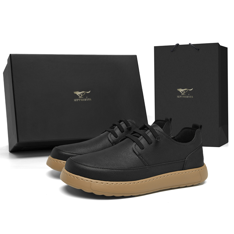 SEPTWOLVES Мужские повседневные туфли с низким верхом, черные/желто-коричневые
SEPTWOLVES Мужские повседневные туфли с низким верхом, черные/желто-коричневые