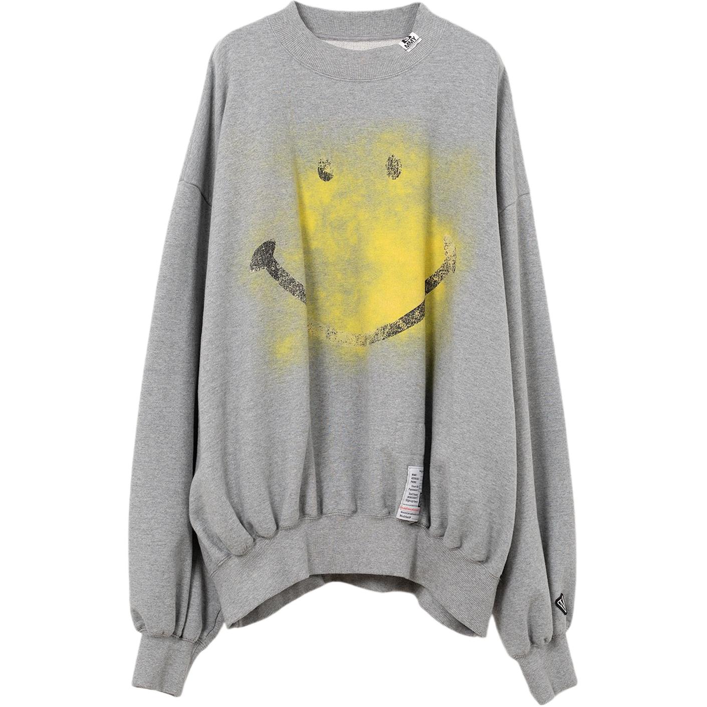 Свитшот с улыбающимся смайликом Maison Mihara Yasuhiro, серый
Свитшот с улыбающимся смайликом Maison Mihara Yasuhiro, серый