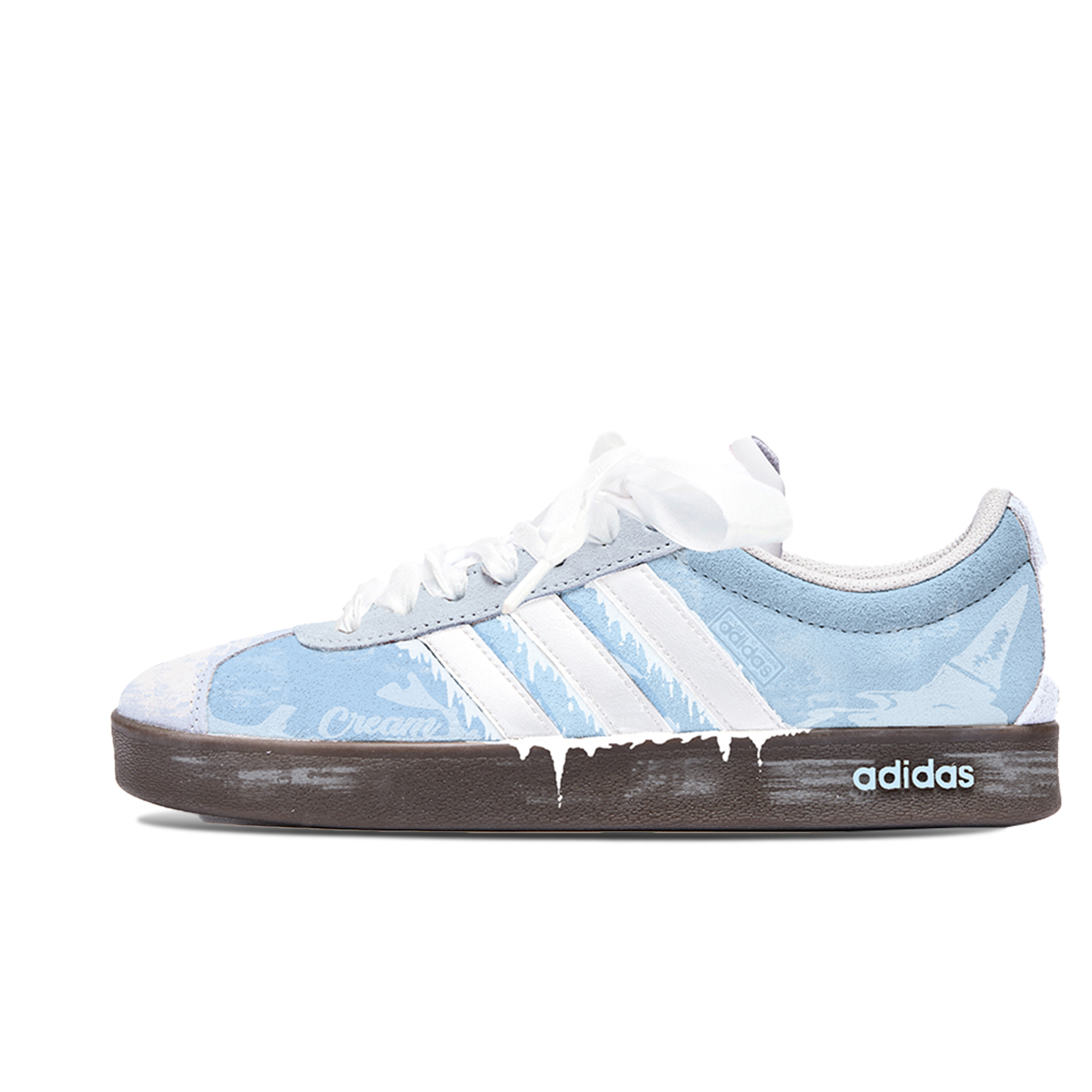 Adidas Neo VL Court 2.0 Skateboard Shoes Unisex Low top Blue/Brown
Adidas Neo VL Court 2.0 Skateboard Shoes Unisex Low top Blue/Brown