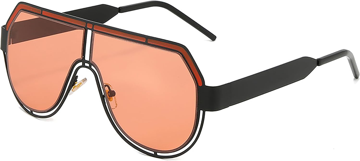 Солнцезащитные очки с плоской верхней частью, увеличенного размера, цельные, из пластика и металла, ретро, для женщин и мужчин, с защитой от УФ-излучения UV400 Generic, D
Солнцезащитные очки с плоской верхней частью, увеличенного размера, цельные, из пластика и металла, ретро, для женщин и мужчин, с защитой от УФ-излучения UV400 Generic, D