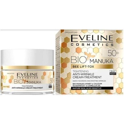 Bio Manuka Lift Крем для лица Укрепляющий день/ночь 50+ 50 мл, Eveline Cosmetics
Bio Manuka Lift Крем для лица Укрепляющий день/ночь 50+ 50 мл, Eveline Cosmetics