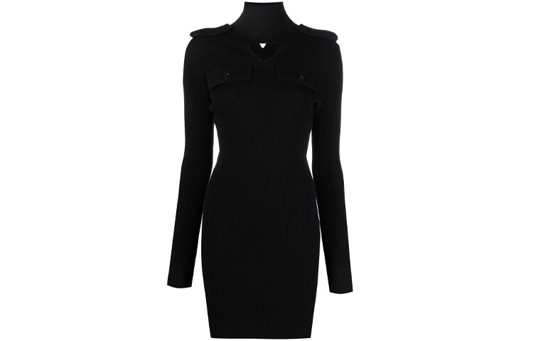 Платье с длинными рукавами женское черное Bottega Veneta
Платье с длинными рукавами женское черное Bottega Veneta